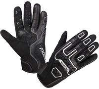 Modeka Dracon Gants de moto, Noir/Blanc, Taille 9