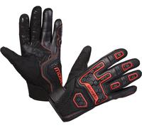Modeka Dracon Gants de moto, noir/rouge, Taille 8