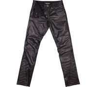 Modeka Edda, femmes jeans en cuir 36 Noir Noir