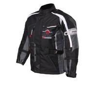 Modeka El Chango Veste textile de moto pour enfants, noir/gris, Taille 116