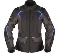 Modeka Elaya Veste textile de moto dames, noir-gris, taille 44 pour femmes