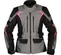 Modeka Elaya Veste textile de moto dames, noir-gris, taille 40 pour femmes