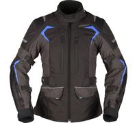 Modeka Elaya Veste textile de moto dames, noir-gris, taille 5XL pour femmes