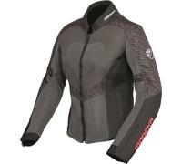 Modeka Emma Air Veste textile de moto pour dames, Gris foncé, Taille 34