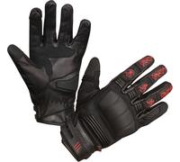 Modeka Ennos Gants de moto, noir-rouge, taille M L pour homme