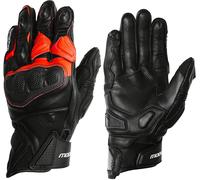 Modeka Evox Short Gants de moto, noir/rouge, Taille 8