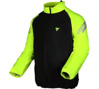 Modeka Flex Dry Veste de pluie moto, noir/jaune, Taille M