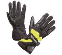Modeka Freeze Evo gants de moto imperméables pour enfants, noir-jaune, taille XL pour des gamins