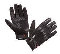 Modeka Fuego Gants de moto, noir/gris, Taille 14