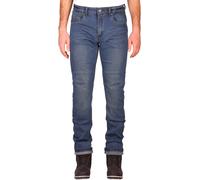 Modeka Glenn Slim Pantalon textile de moto, bleu, taille 32 pour homme