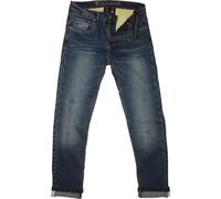 Modeka Glenn Slim Pantalon textile de moto, bleu, taille 33 pour homme