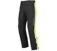 Modeka Hydroflex Pantalon de pluie de moto pour femmes, noir-jaune, taille 38