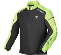 Modeka Hydroflex Veste de pluie de moto pour femmes, noir/néon, Taille 42