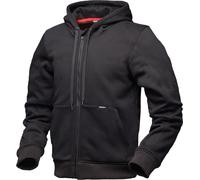 Modeka Jamey Sweat à capuche zippé de moto, noir, taille 2XL pour homme