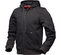 Modeka Jamey, sweat à capuche zippé L Noir Noir