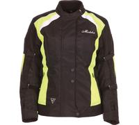 Modeka Janika Veste textile de moto pour dames, noir-jaune, taille 40 pour femmes