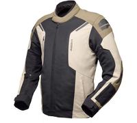 Modeka Khao Air II Veste textile de moto imperméable, Khaki/Noir, Taille XL