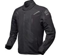 Modeka Khao Air II Veste textile de moto imperméable, noir, taille S pour homme