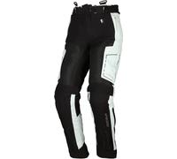 Modeka Khao Air Pantalon textile de moto de dames, Noir/gris clair, Taille 34