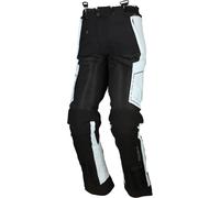 Modeka Khao Air Pantalon textile de moto, Noir/gris clair, Taille 3XL