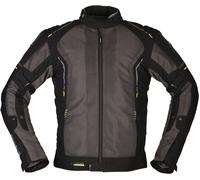 Modeka Khao Air Veste textile de moto, noir-gris, taille M pour homme