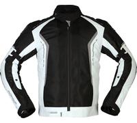 Modeka Khao Air, veste textile imperméable Court XXL Noir/Gris Clair Noir/Gris Clair