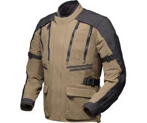 Modeka Lucano Veste textile de moto imperméable, Sable/Noir, Taille M