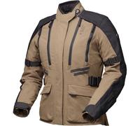 Modeka Lucano, veste textile imperméable pour femmes 38 Marron Clair/Noir Marron Clair/Noir