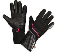 Modeka Makari Gants de moto de dames, noir/rose, Taille 5 (S)