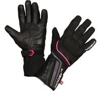 Modeka Makari Gants de moto de dames, noir/rose, Taille 8 (XL)