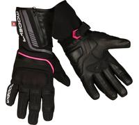 Modeka Makari, gants imperméables pour femmes M Noir/Fuchsia Noir/Fuchsia