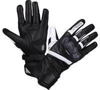 Modeka Miako Gants de moto, noir-blanc, taille L pour homme