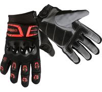Modeka MX Top, enfants de gants M Noir/Rouge Noir/Rouge