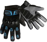 Modeka MX Top, enfants de gants XL Noir/Bleu Noir/Bleu