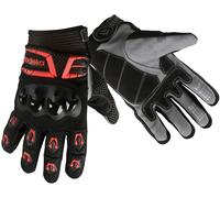 Modeka MX Top Gants, noir-rouge, taille S M pour homme