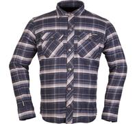 Modeka Nooner, veste/shirt XL Bleu/Gris Clair Bleu/Gris Clair