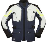 Modeka Panamericana 2 Veste textile de moto, Gris clair/bleu, Taille M