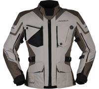 Modeka Panamericana 2 Veste textile de moto, Gris/Marron, Taille L