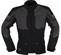 Modeka Panamericana II, veste textile imperméable Court 4XL Noir/Gris Foncé Noir/Gris Foncé