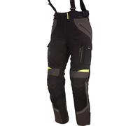 Modeka Panamericana Dames de moto pantalon Textile, noir/néon, Taille 36