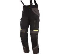 Modeka Panamericana Dames de moto pantalon Textile, noir/néon, Taille 76