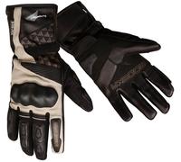 Modeka Panamericana, gants imperméables pour femmes S Noir/Beige Noir/Beige
