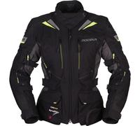 Modeka Panamericana Veste textile de moto dames, noir/néon, Taille 42