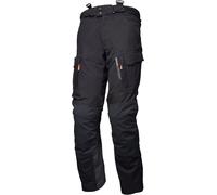 Modeka Paneo LT Pantalon textile de moto imperméable, noir, Taille Short 5XL