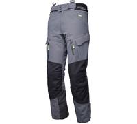 Modeka Paneo LT Pantalon textile de moto imperméable, noir-gris, taille 5XL pour homme