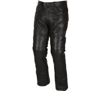 Modeka Ryley Pantalon en cuir, noir, Taille 54