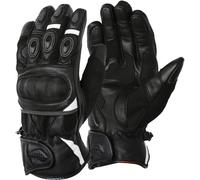 Modeka Sahara Short Gants de moto, Noir/Blanc, Taille 9