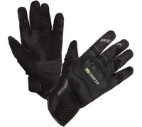 Modeka Sonora Gants de moto, noir/néon, Taille 6
