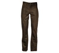 Modeka Stemp Pantalon en cuir de moto, brun, taille 48 pour femmes