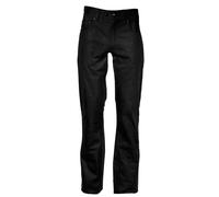 Modeka Stemp Pantalon en cuir de moto, noir, Taille 44